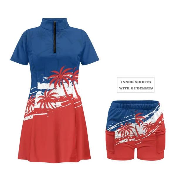 Pickleall Short Sleeve Dress Suit