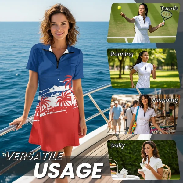 Pickleall Short Sleeve Dress Suit