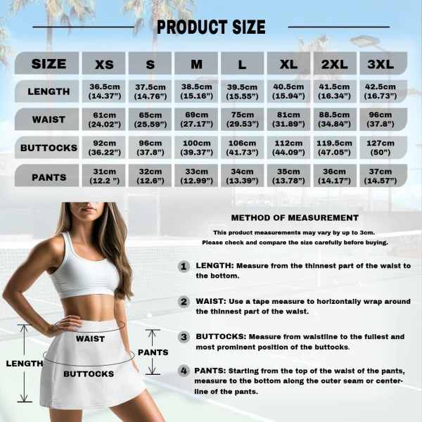 Pickleall Sport Skirts