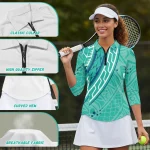 Pickleall Women's 3/4 Sleeve Top