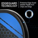 PICKLEALL Graphite-Carbon Pickleball Paddle — 16 mm PP Honeycomb Core, Lightweight, Cushioned Grip