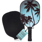 PICKLEALL Raw T700 Carbon Pickleball Paddle — 16 mm Core, Lightweight, Textured Surface for Spin, Includes Cover