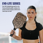 PICKLEALL Carbon Fiber Pickleball Paddle — Lightweight, Textured Surface for Spin, Sure-Grip Handle (Evo-Lite)
