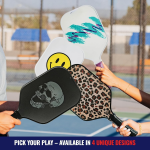 PICKLEALL Carbon Fiber Pickleball Paddle — Lightweight, Textured Surface for Spin, Sure-Grip Handle (Evo-Lite)