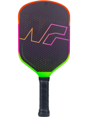 PICKLEALL T700 Raw Carbon Pickleball Paddle — 16 mm Honeycomb Core, Edgeless, Spin-Optimized Control (Rainbow)