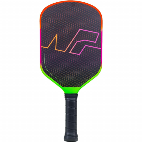 PICKLEALL T700 Raw Carbon Pickleball Paddle — 16 mm Honeycomb Core, Edgeless, Spin-Optimized Control (Rainbow)