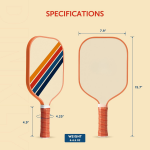 PICKLEALL Pickleball Set — 2 Graphite/Fiberglass Paddles, 4 Balls, Portable Carry Bag (Beginners/Adults)