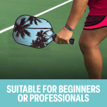 PICKLEALL Raw T700 Carbon Pickleball Paddle — 16 mm Core, Lightweight, Textured Surface for Spin, Includes Cover