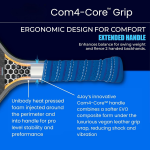 PICKLEALL Premio Series Pickleball Paddle — Thermoformed T700 Carbon Face, 16 mm PP Honeycomb Core, Lightweight (Unisex)