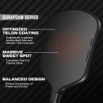 PICKLEALL T700 Carbon Pickleball Paddle — Full-Foam Core, Hybrid Shape, Textured Surface for Control (Black)