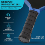 PICKLEALL T700 Carbon Pickleball Paddle — 16 mm Honeycomb Core, Spin Surface, Lightweight Power & Control, Includes Carry Bag (Blue)