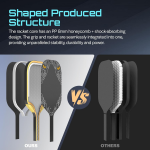 PICKLEALL T700 Carbon Pickleball Paddle — 16 mm PP Honeycomb Power Core, Includes Lead Tape for Custom Balance & Spin