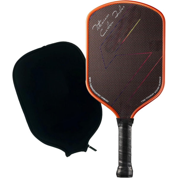 PICKLEALL T700 Carbon Pickleball Paddle — Polymer Honeycomb Core, Textured Surface for Spin & Control