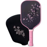 PICKLEALL Carbon Fiber Pickleball Paddle — Polymer Honeycomb Core, Lightweight, Cushioned Grip (Gift-Ready)