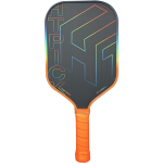 PICKLEALL T700 Raw Carbon Pickleball Paddle — 16 mm Honeycomb Core, Edgeless, Spin-Optimized Control (Rainbow)