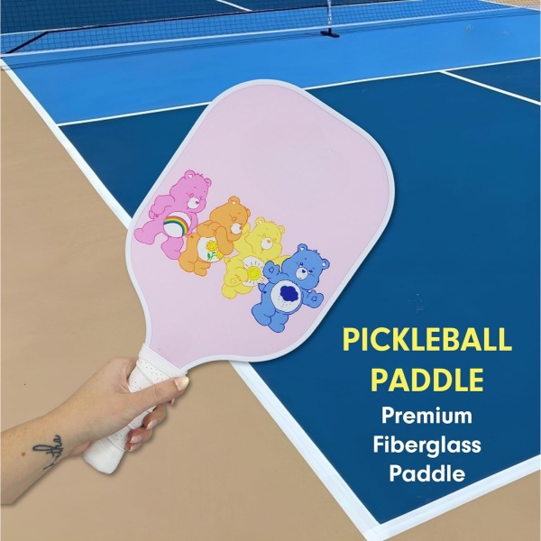 PICKLEALL Fiberglass Pickleball Paddle — Cushioned Anti-Slip Grip, Lightweight, Single Paddle