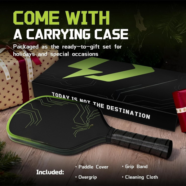 PICKLEALL T700 Carbon Fiber Pickleball Paddle — 16 mm Gen3 Hybrid Polymer-Foam Core, Balanced Power & Control