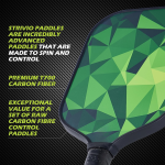 PICKLEALL Pickleball Set — 2 T700 Carbon Fiber Paddles with Graphite-Grip, 4 Balls, Carry Bag (Beginners/Pros)