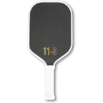 PICKLEALL EZ Power Pickleball Paddle — 16 mm Raw Carbon Face, PP Honeycomb Core, Lightweight, Spin & Control (Black)