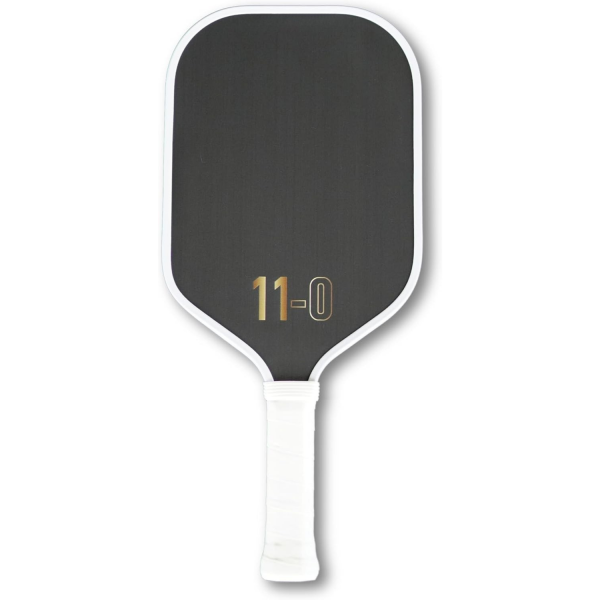 PICKLEALL EZ Power Pickleball Paddle — 16 mm Raw Carbon Face, PP Honeycomb Core, Lightweight, Spin & Control (Black)