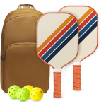 PICKLEALL Pickleball Set — 2 Graphite/Fiberglass Paddles, 4 Balls, Portable Carry Bag (Beginners/Adults)